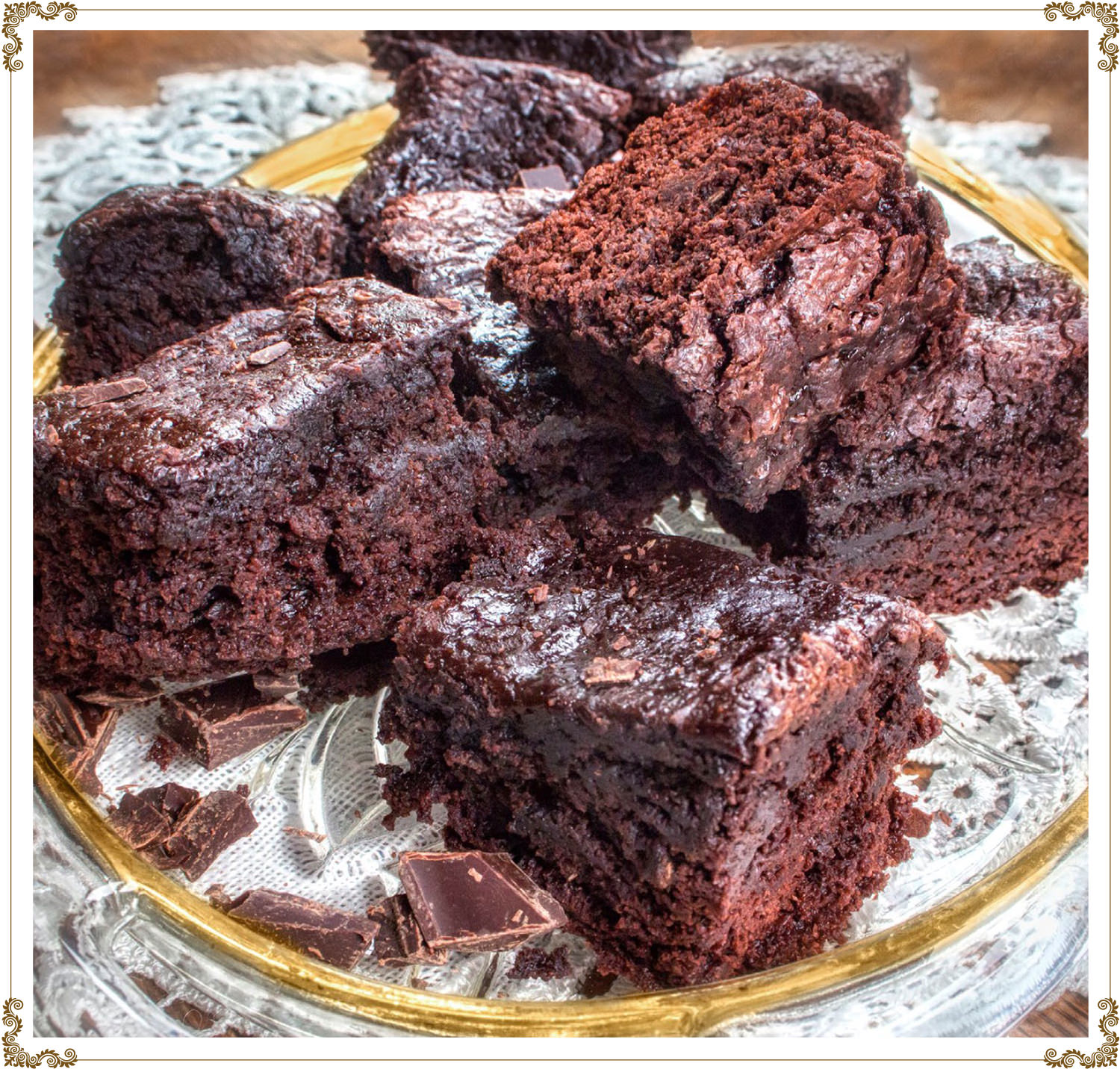 Recipe Slow-cooker double chocolate brownies  Gluten-free, Dairy-free, Organic from Cuisine l’Angélique.