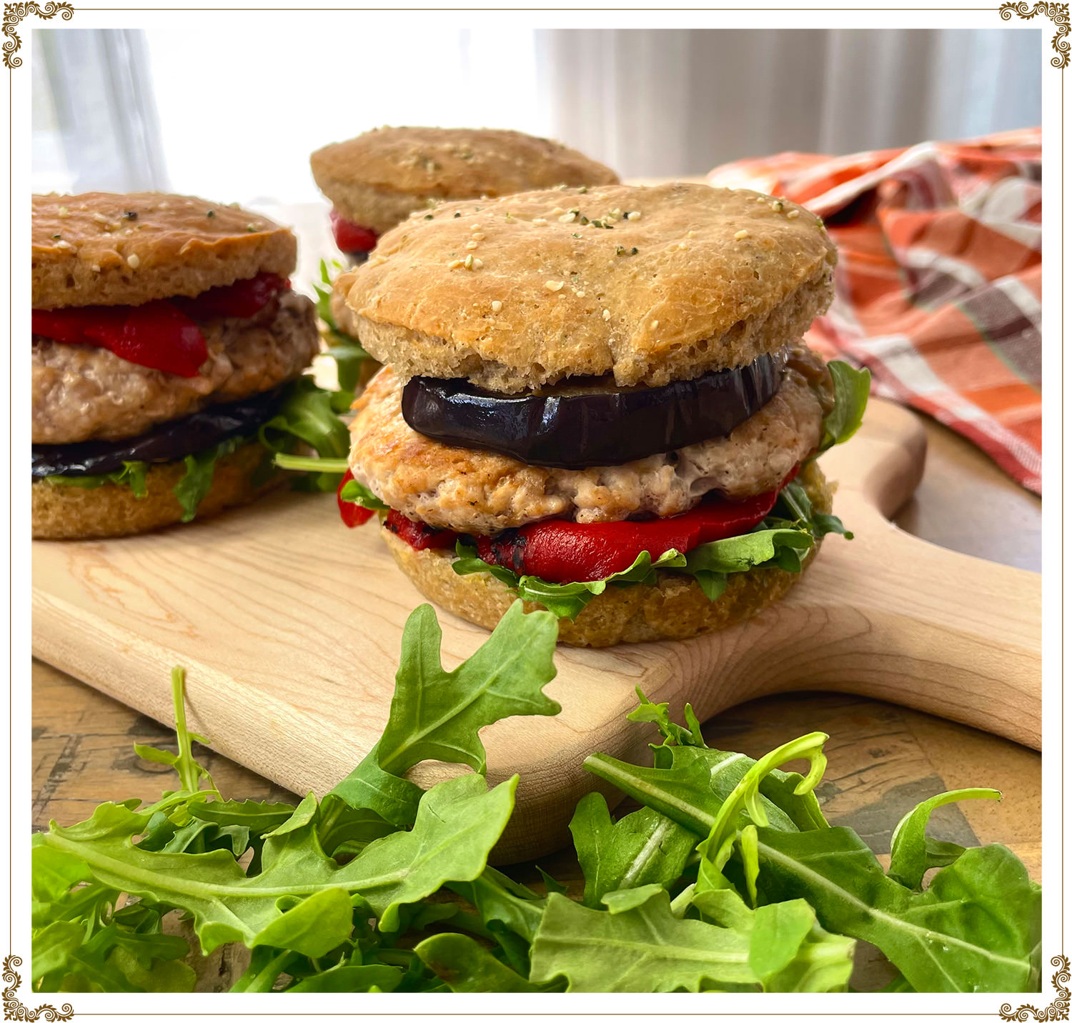 Italian hamburgers Recipe Gluten-free, Dairy-free, Organic from Cuisine l’Angélique.