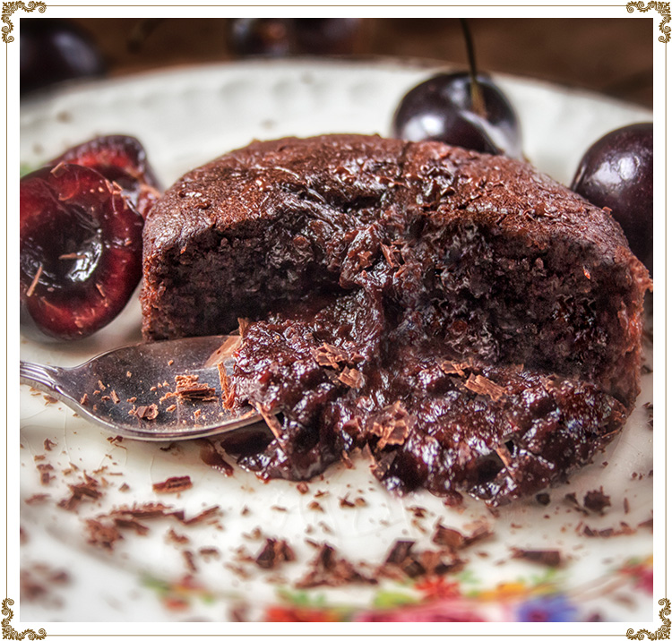 Mi-cuit «Cupidon» au chocolat noir sans gluten