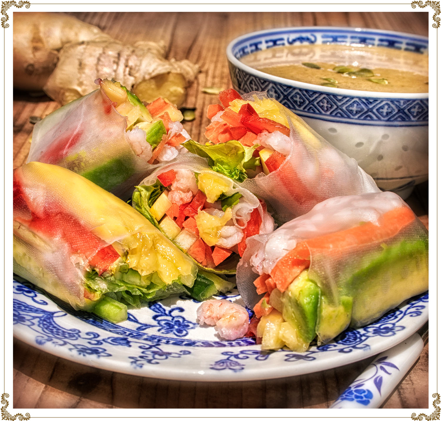 Spring Rolls
Gluten-free, dairy-free (casein-free), hypotoxic and vegan recipe.
By: Cuisine l'Angélique
