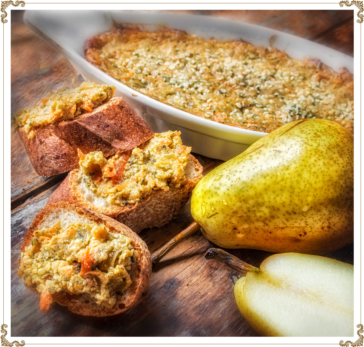 Recipe Pear and sweet potato veggie-pâté,  Gluten-free, Dairy-free, Organic from Cuisine l’Angélique.