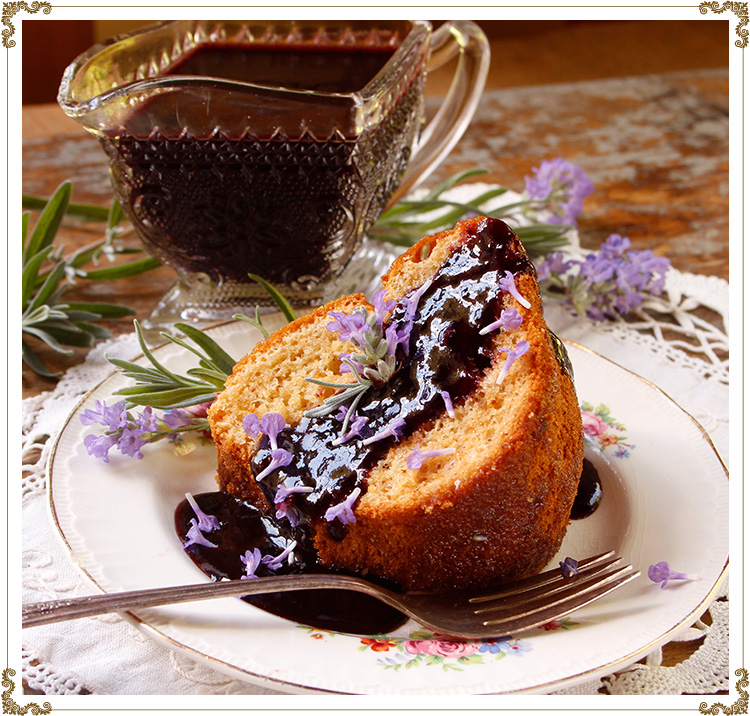 Honey Lavender Chiffon Cake Gluten-free, dairy-free (casein-free) and hypotoxic by Cuisine l'Angélique