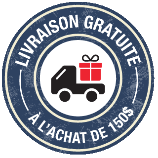 Partout au Canada - Livraison gratuite - Commandes de plus de 150 $