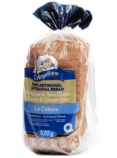 Gluten-free Le Céleste whole grain sliced bread