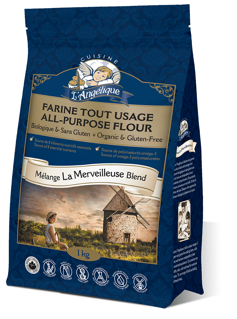 Farine tout usage La Merveilleuse sans gluten et pauvre en FODMAP